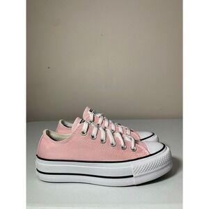 Converse Chuck Taylor All Star Lift Platform Pink Canvas Low Top Shoes Women 6.5